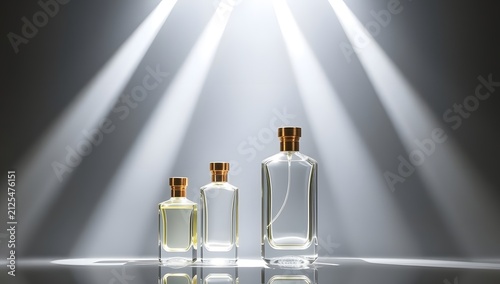 perfume bottle in the night