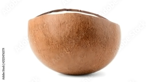 coconut isolated on white