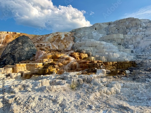 Konstfotografi Amazing American West, colorful iconic scenery and natural geological, outdoor elements at Yellowstone National Park