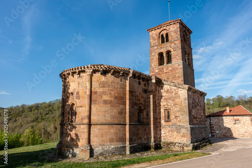 Фотография Romanesque church of San Martin de Tours, 12th century ashlar stone temple featu