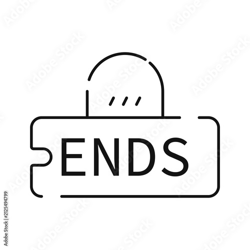 Endpoint Security Line Icon. Endpoint Protection Outline Vector. Device Security, Cyber Defense, Network Protection, Thin Line Symbol Isolated on White Background