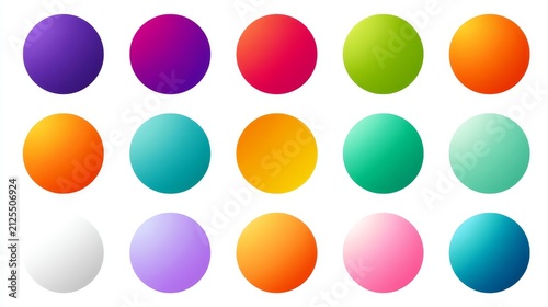 Collection of editable circular vector elements ideal for infographics, user interfaces, presentations, branding, labels, buttons, and graphic design projects.
