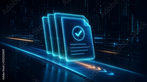 High speed digital document processing and secure data transfer on futuristic cyber network