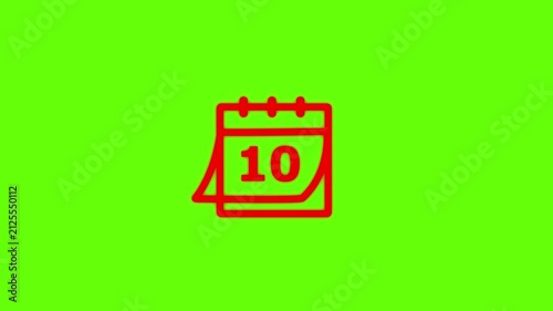 Minimalist Black Calendar Showing Number 83 on Red Background
Date Schedule Event and Time Management Concept 4K Motion Graphic