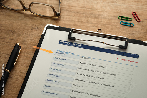 High-Severity Cybersecurity Incident Report Template — ideal eye-catcher for IT security and breach response articles