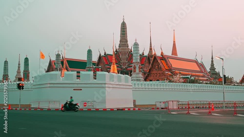 Thailand temple Wat Phra Si Rattana Satsadaram Temple of The Emerald Buddha one of the best places to visit in Thailand Bangkok 4K