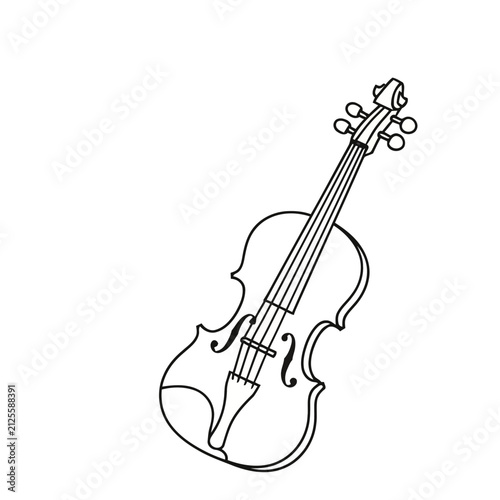 Violin outline