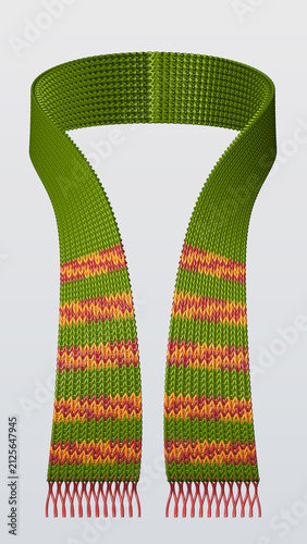 Obraz na płótnie Diseños de tejidos con combinacion de colores y puntadas.