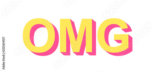 Konstfotografi Comic Style Editable Text Effect. OMG Omg Comic Text overlay png