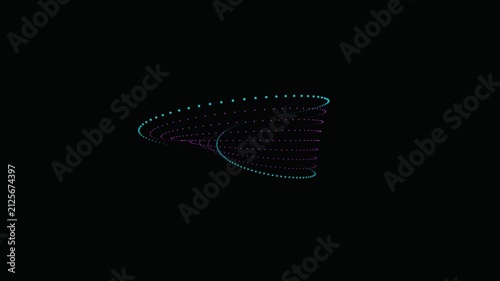 Mathematical Topological Mobius Strip Continuous Loop