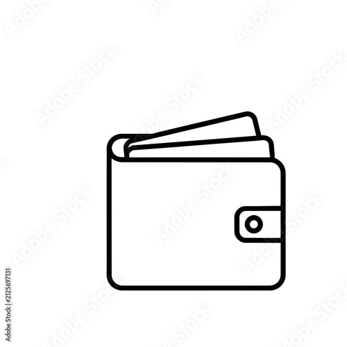 Wallet with cards icon