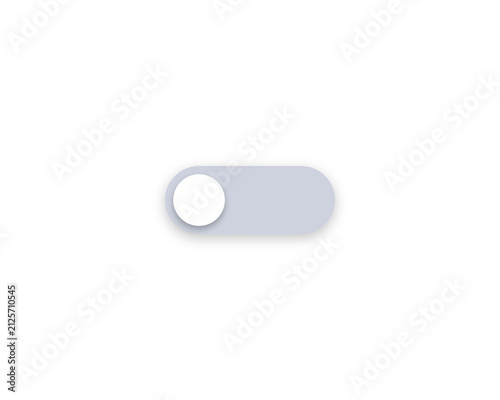 Quadro su tela Neumorphic user interface elements, mobile app ui design kit