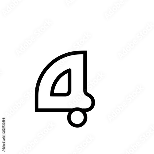 Stylized outline of a car