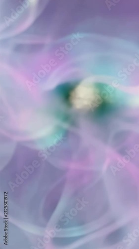 A Serene Exploration of Ethereal Colors and Fluid Shapes, Capturing a Dreamlike Transition from Soft Pastels to Vivid Hues in a Mystical Visual Journey