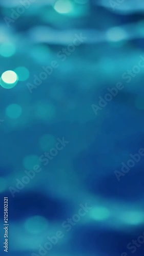 Captivating Reflections: A Close-Up Journey Through the Serene Blues of Water, Showcasing the Mirrored Surface and Light Play of an Aquatic Wonderland