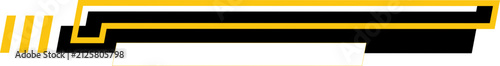 yellow stripes footer