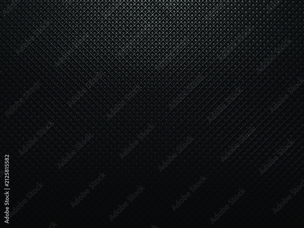 Naklejka premium Dark rubber treadmill belt surface with repeating diamond pattern texture