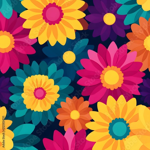 seamless floral pattern background