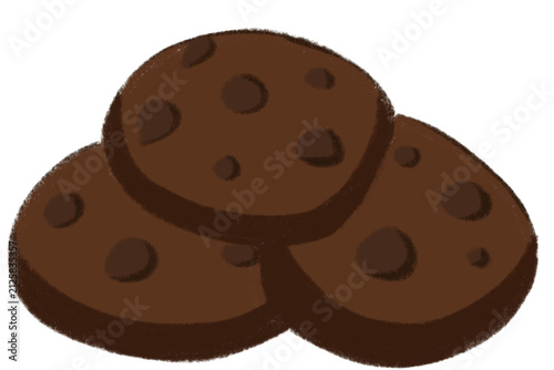 Принти на полотні Delight in the decadent experience of enjoying three rich and delicious chocolat