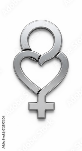 Intertwined Unity: A Sculpted Heart of Connection
