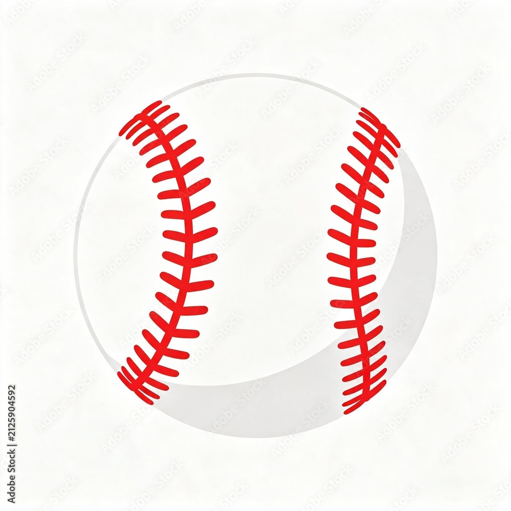 Obraz premium baseball on a white background