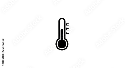 Thermometer icon temperature gauge symbol.