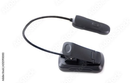 Photography Black reading light with flexible gooseneck and clip