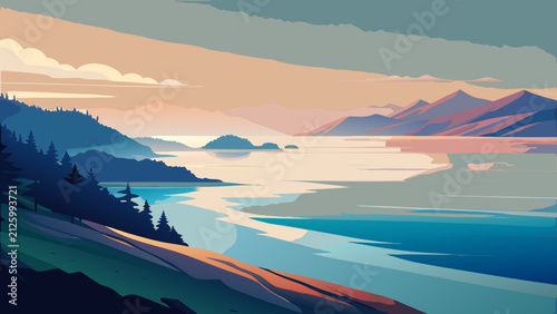 sunrise over the mountains