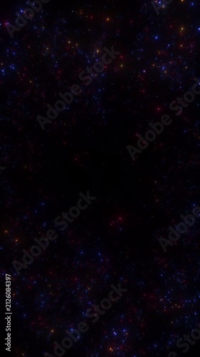 4K Abstract Background Particles Purple Energy Explosion Overlay Vertical 3D Animation Christmas Celebration