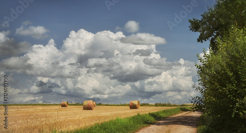 Spätsommer nach der Ernte