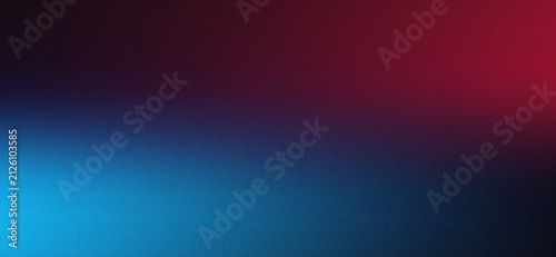 Dark blue and red abstract soft grainy gradient background texture