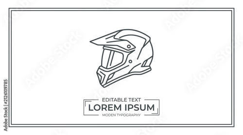 motorcycle helmet vector, biking safety gear
