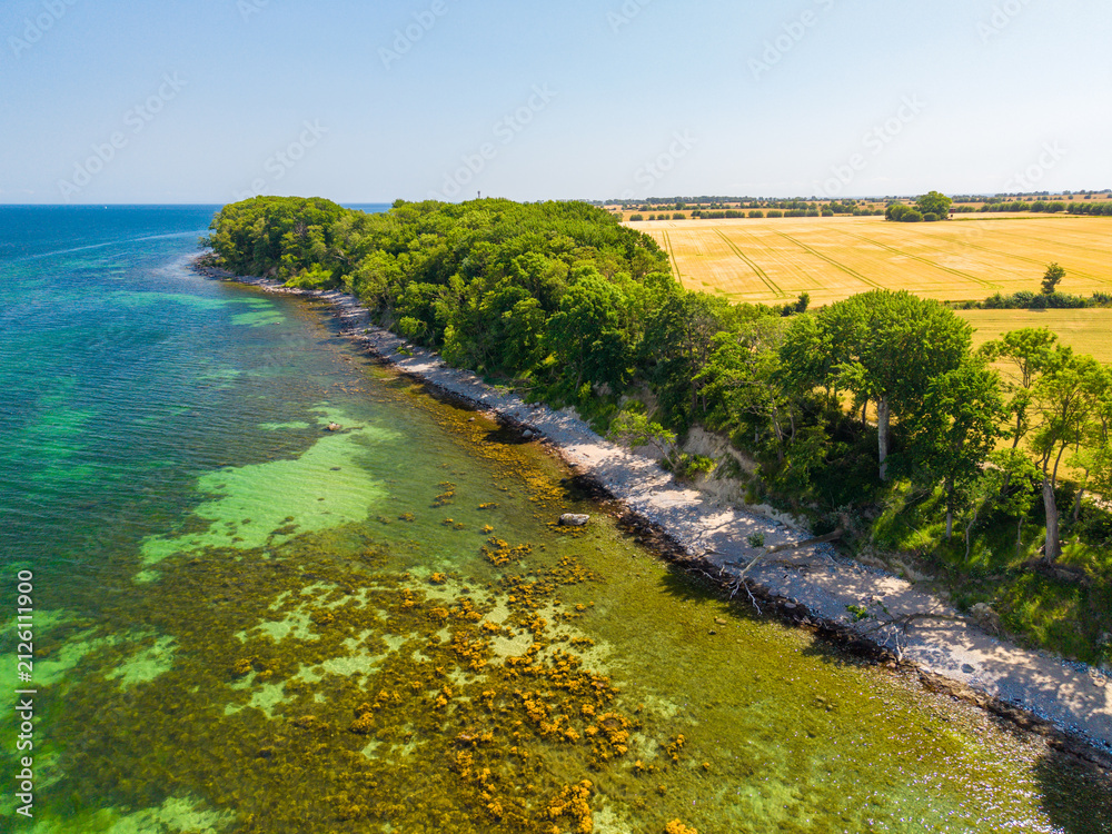 Obraz premium Katharinenhof Coast, Fehmarn Island, Baltic Sea, Germany