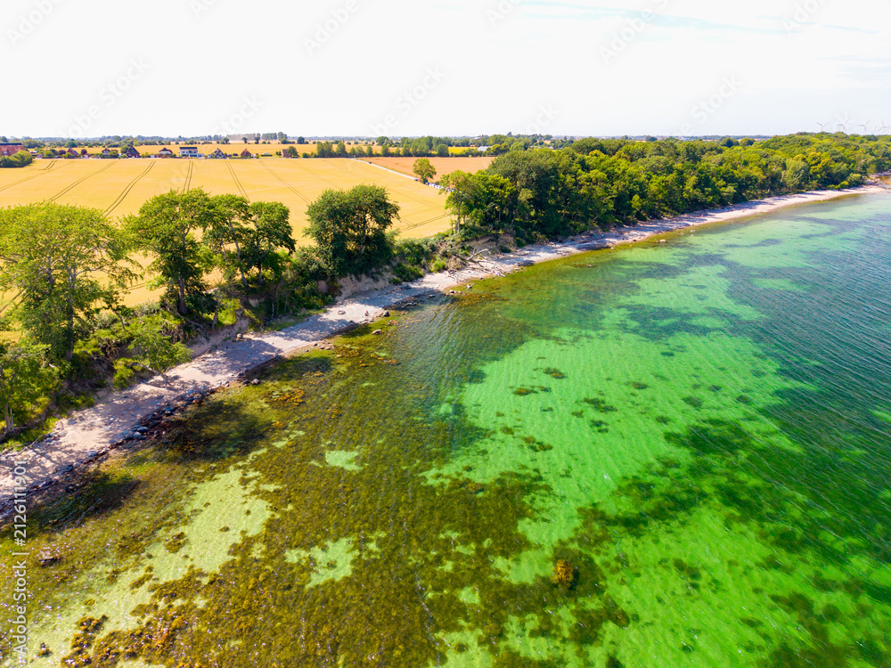 Obraz premium Katharinenhof Coast, Fehmarn Island, Baltic Sea, Germany