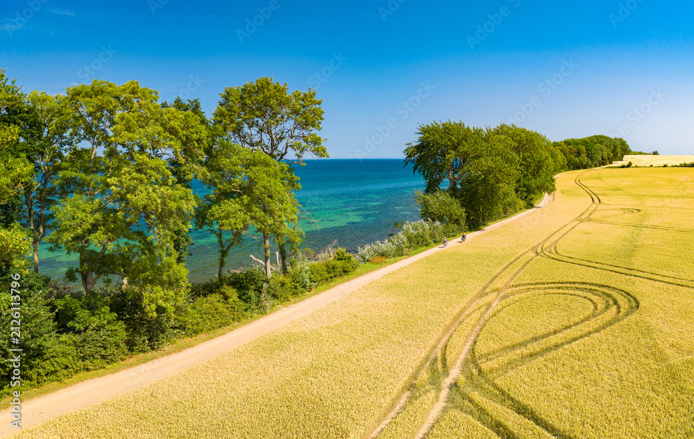 Obraz premium Katharinenhof Coast, Fehmarn Island, Baltic Sea, Germany