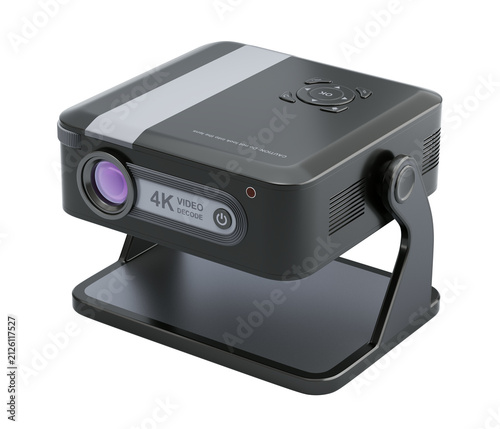 Portable mini home projector - 3D illustration