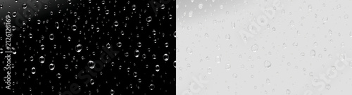фотографія Transparent Wet Glass Background Effect PNG