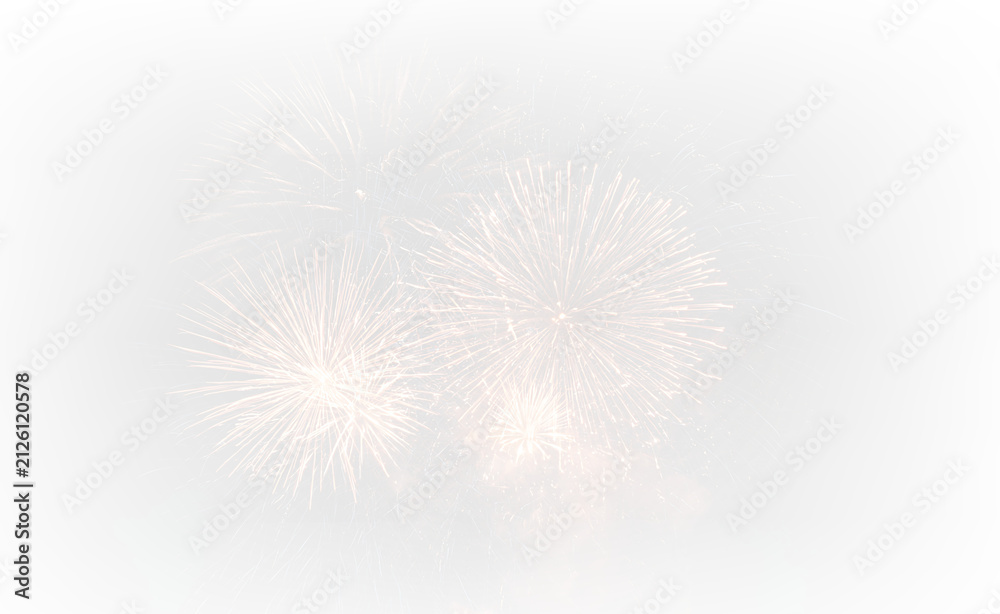 Obraz premium Golden Firework Bloom with Radiant Light Trails PNG