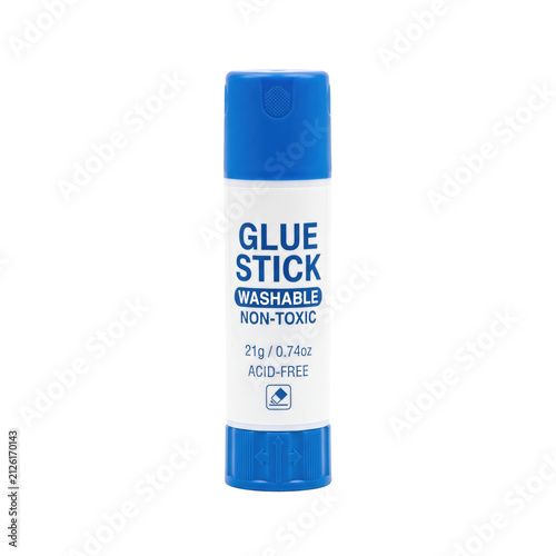 Canvastavla Blue and white glue stick for crafting and office supplies