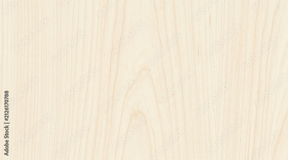 Obraz premium Light Wood Grain Texture, Natural Birch Surface, Pale Blond Wood Panel Background, Seamless Timber Pattern for Design and Decor