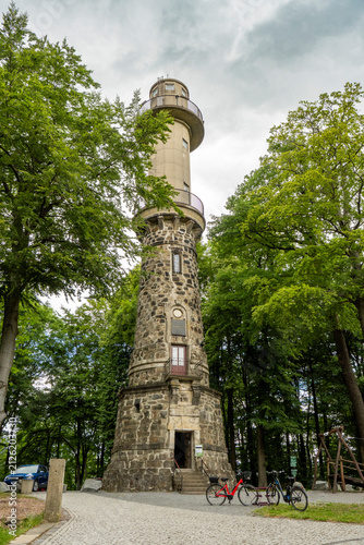 Fotografie Aussichtsturm auf dem Ungerberg in der Sächsischen Schweiz