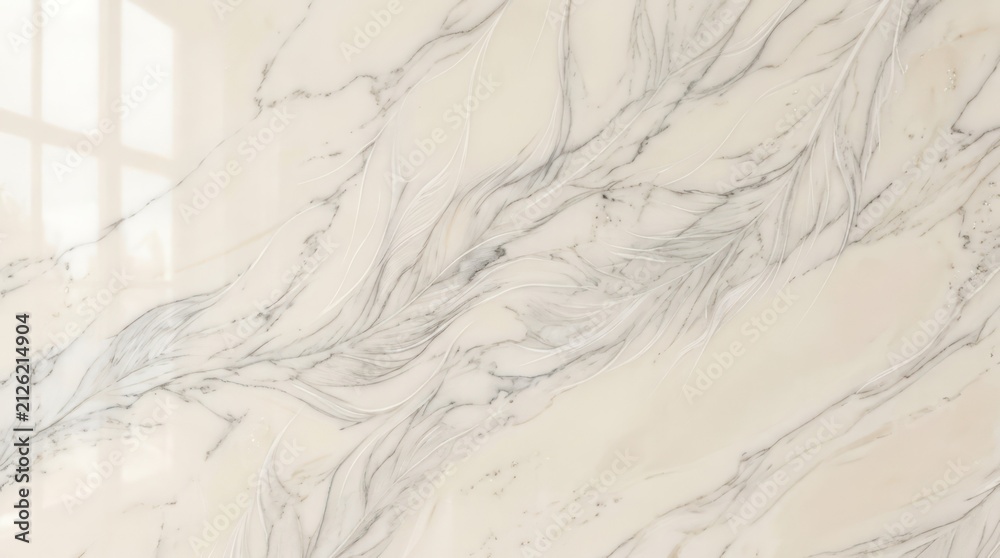 Obraz premium Marble stone surface with soft light and veining