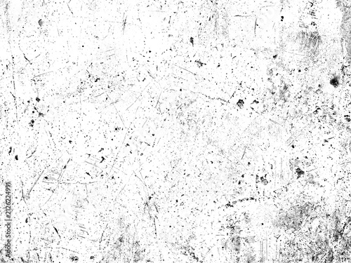 Quadro su tela Abstract black and white background featuring a distressed grunge texture with s