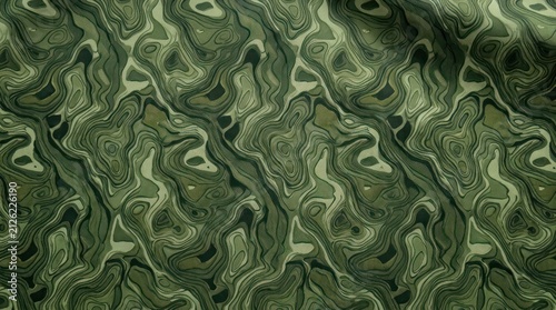 Topographic map pattern background in green tones