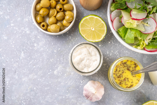 Fotografie House Salad Dressing, viral delicious salad dressing