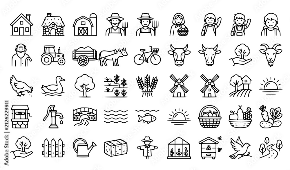 Obraz premium set of icons for your design