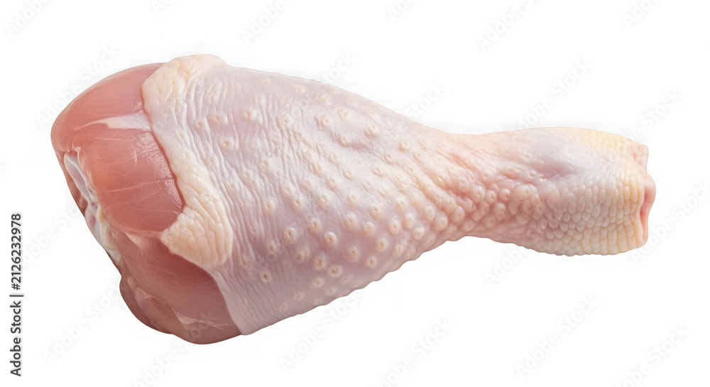 Fototapeta premium Raw chicken breast fillet ready for cooking. Boneless poultry meat cut for healthy meal prep.