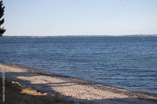 natural beach in Djursland Denmark