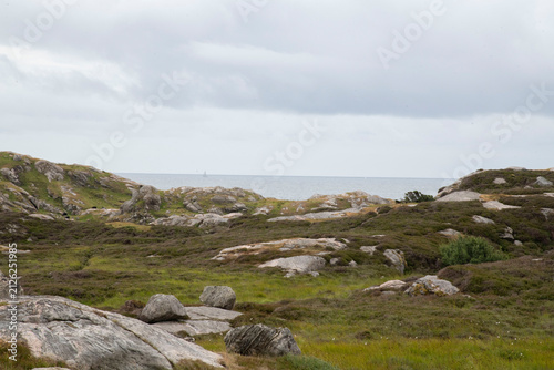 mountain landscape with blue sky