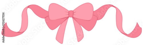 pink bow illustration